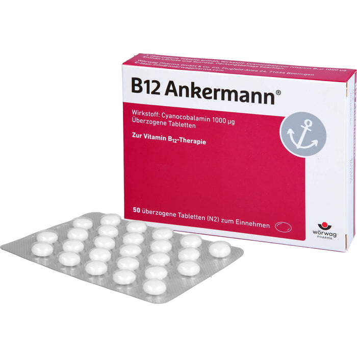 B12 Ankermann Tabletten, 50 St. Tabletten