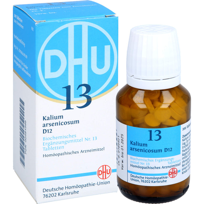 DHU Schüßler-Salz Nr. 13 Kalium arsenicosum D12 Tabletten, 200 St. Tabletten