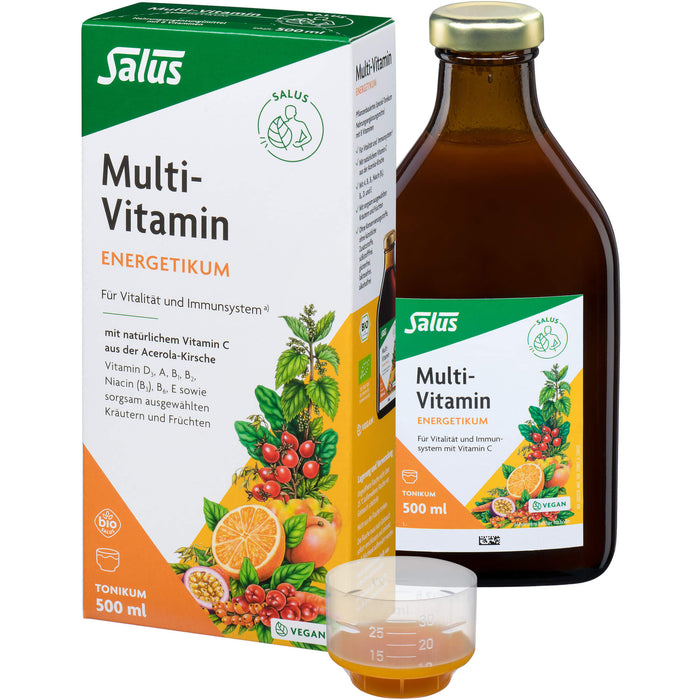 Salus Multi-Vitamin Energetikum Tonikum, 500 ml Lösung