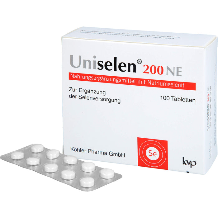 Köhler Pharma Uniselen 200 NE Tabletten, 100 St. Tabletten