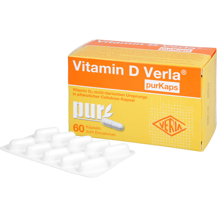 Vitamin D Verla purKaps Kapseln zum Einnehmen, 60 St. Kapseln
