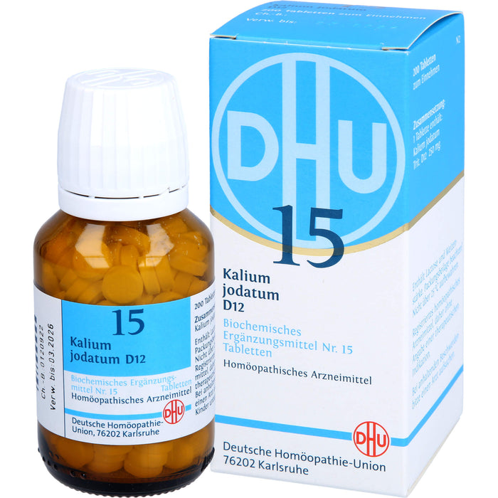 DHU Schüßler-Salz Nr. 15 Kalium jodatum D12 Tabletten, 200 St. Tabletten