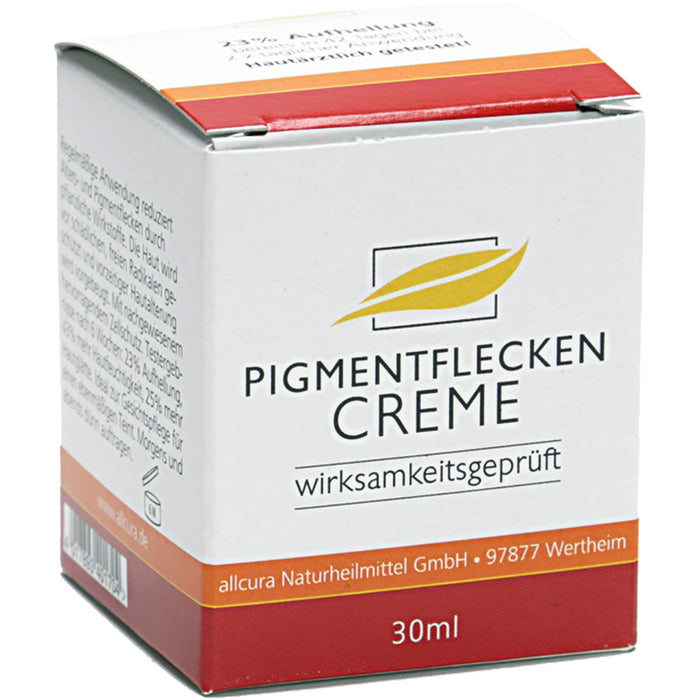 allcura Pigmentflecken Creme, 30 ml Creme