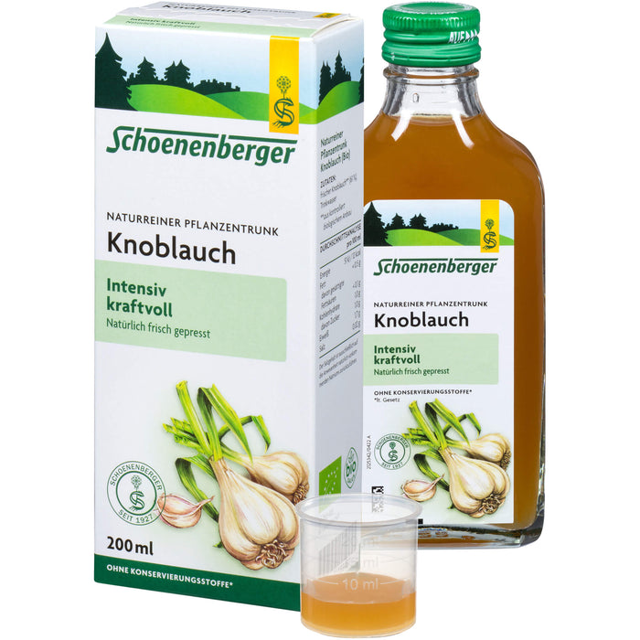 Schoenenberger Naturreiner Pflanzentrunk Knoblauch, 200 ml Lösung
