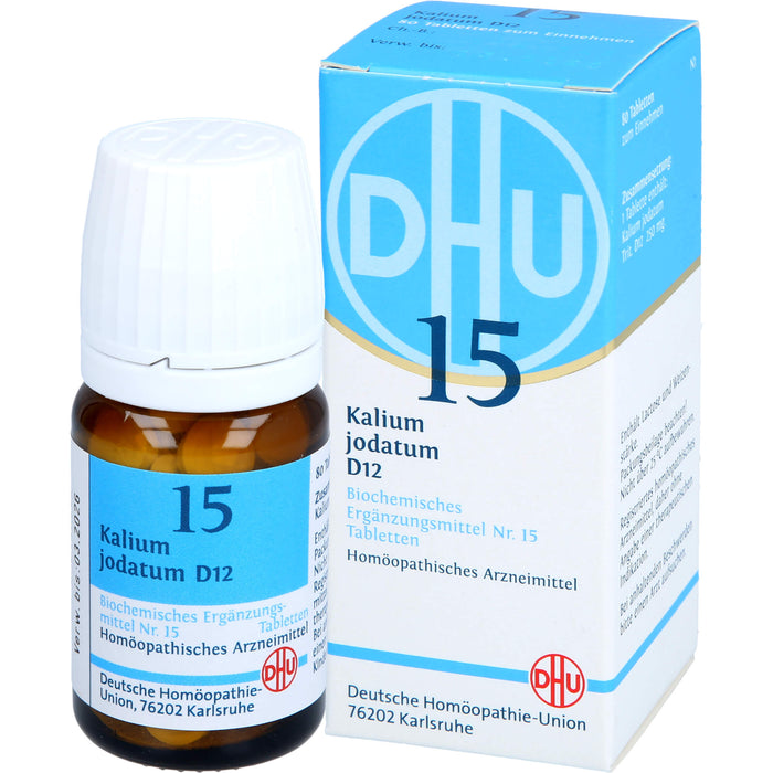 DHU Schüßler-Salz Nr. 15 Kalium jodatum D12 Tabletten, 80 St. Tabletten