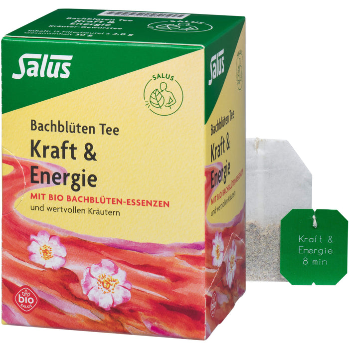 Bachblüten Tee Kraft & Energie bio Salus, 15 St FBE