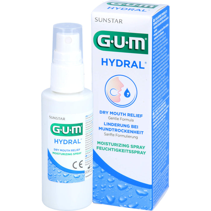 GUM HYDRAL bei Mundtrockenheit Feuchtigkeitsspray, 50 ml Lösung