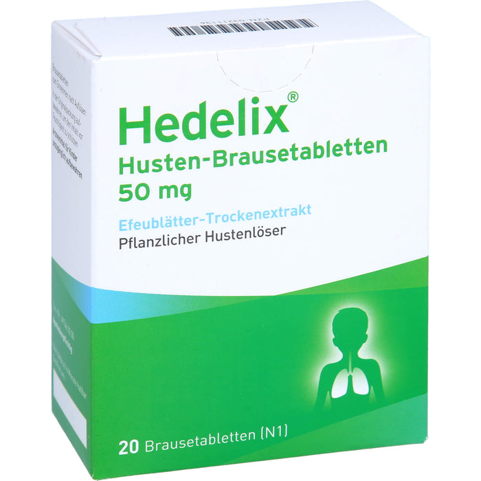 Hedelix Husten-Brausetabletten, 20 St. Tabletten