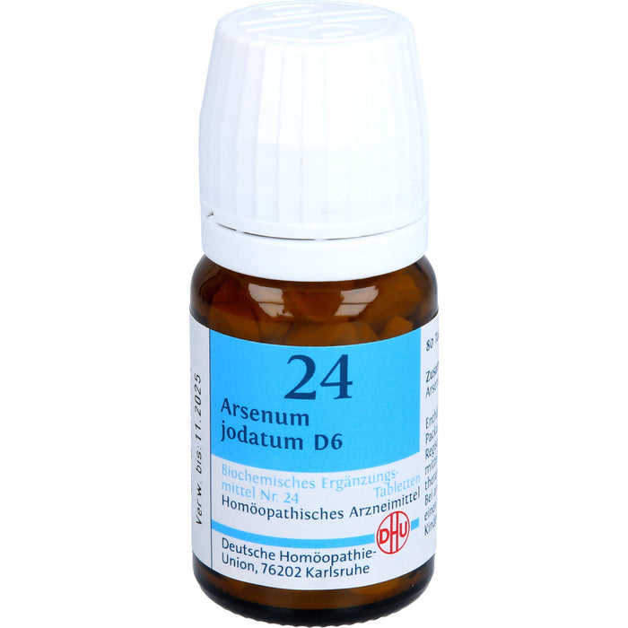DHU Schüßler-Salz Nr. 24 Arsenum jodatum D6 Tabletten, 80 St. Tabletten